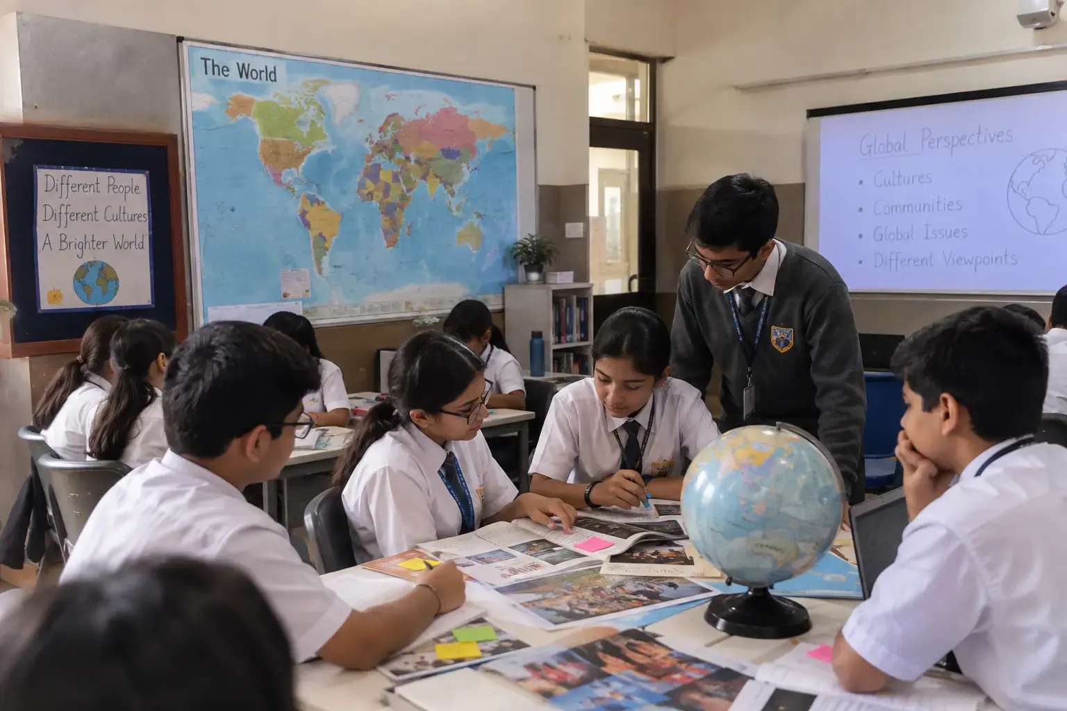 Students conducting field interviews on urban environmental challenges